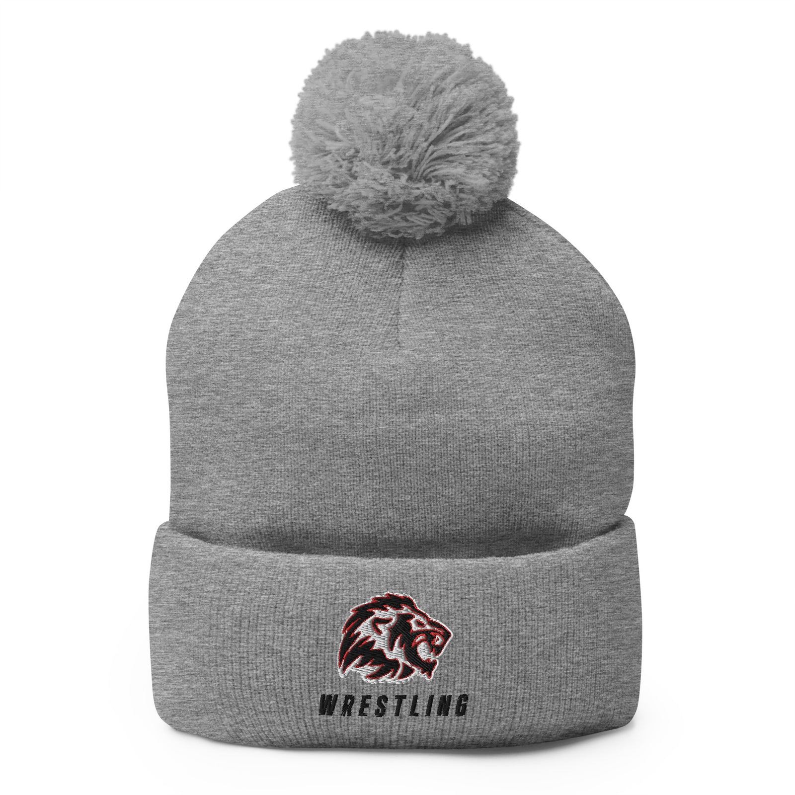 Lansing Wrestling  Pom-Pom Knit Cap