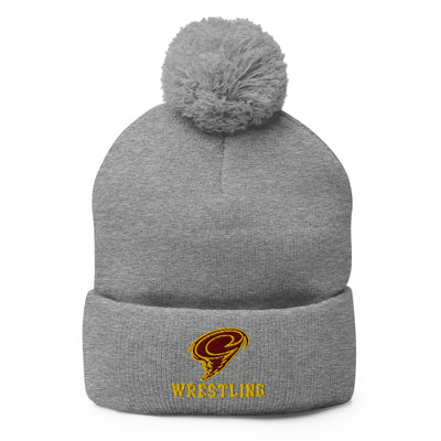 Denver Wrestling Pom-Pom Knit Cap