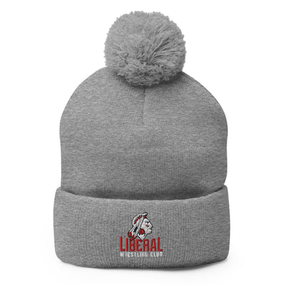 Liberal Wrestling Club Pom-Pom Knit Cap