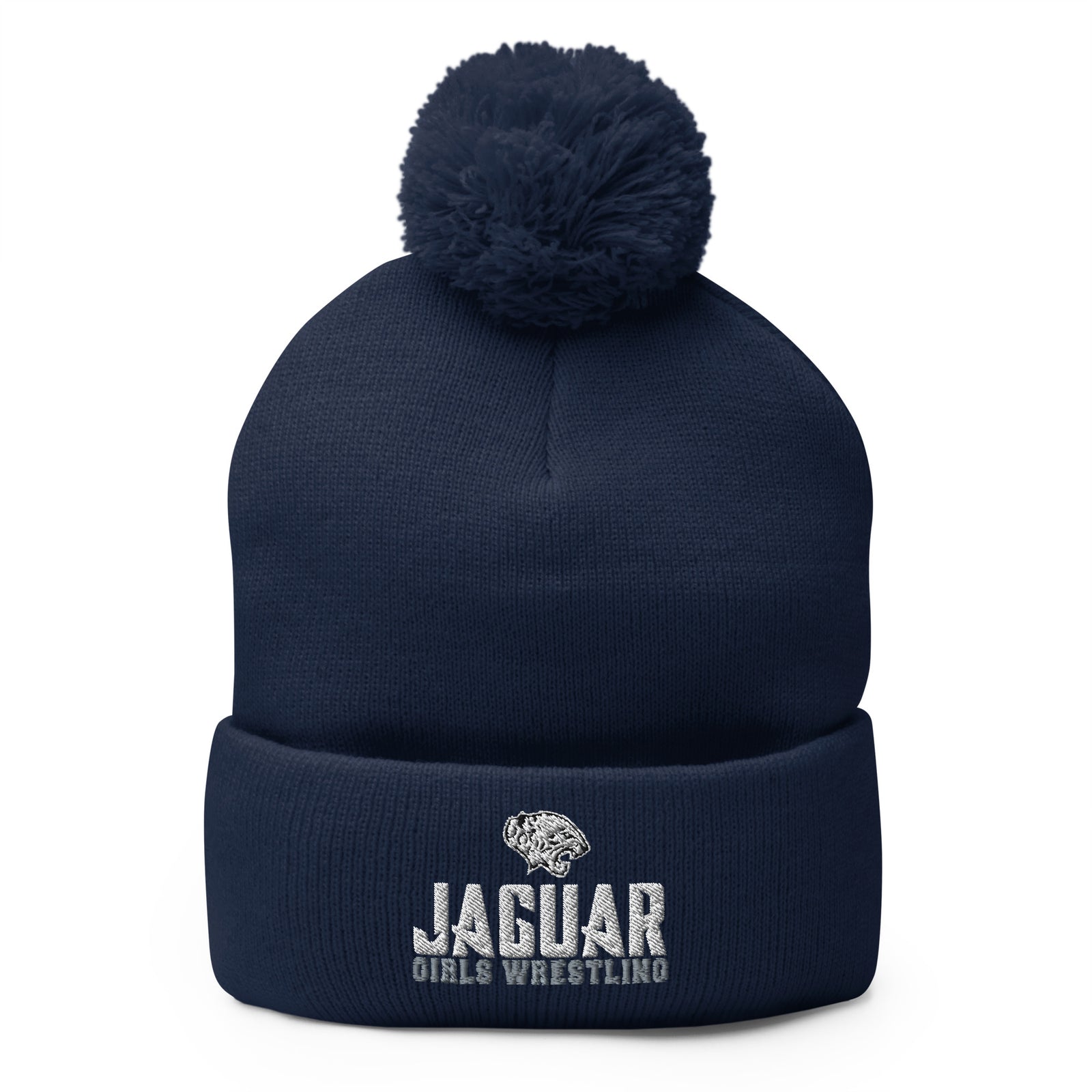Mill Valley Lady Jaguars  Pom-Pom Knit Cap