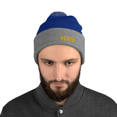 Hood River Middle School Pom-Pom Knit Cap