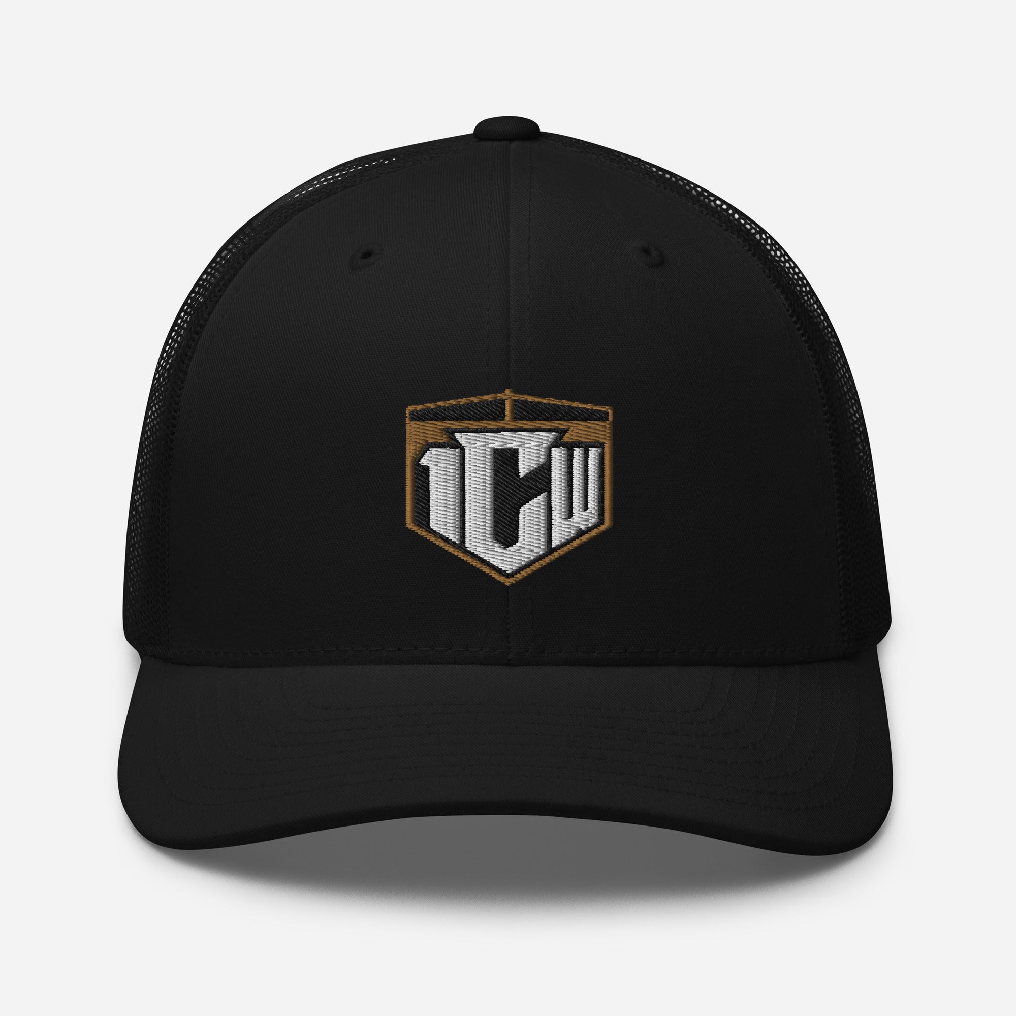 1CW Pro Wrestling New Logo Retro Trucker Hat