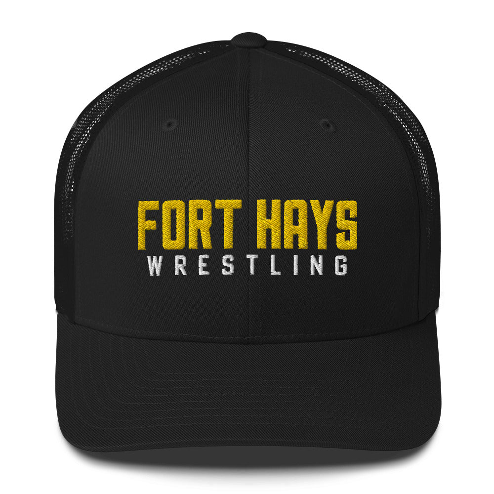 Fort Hays State University Wrestling Retro Trucker Hat