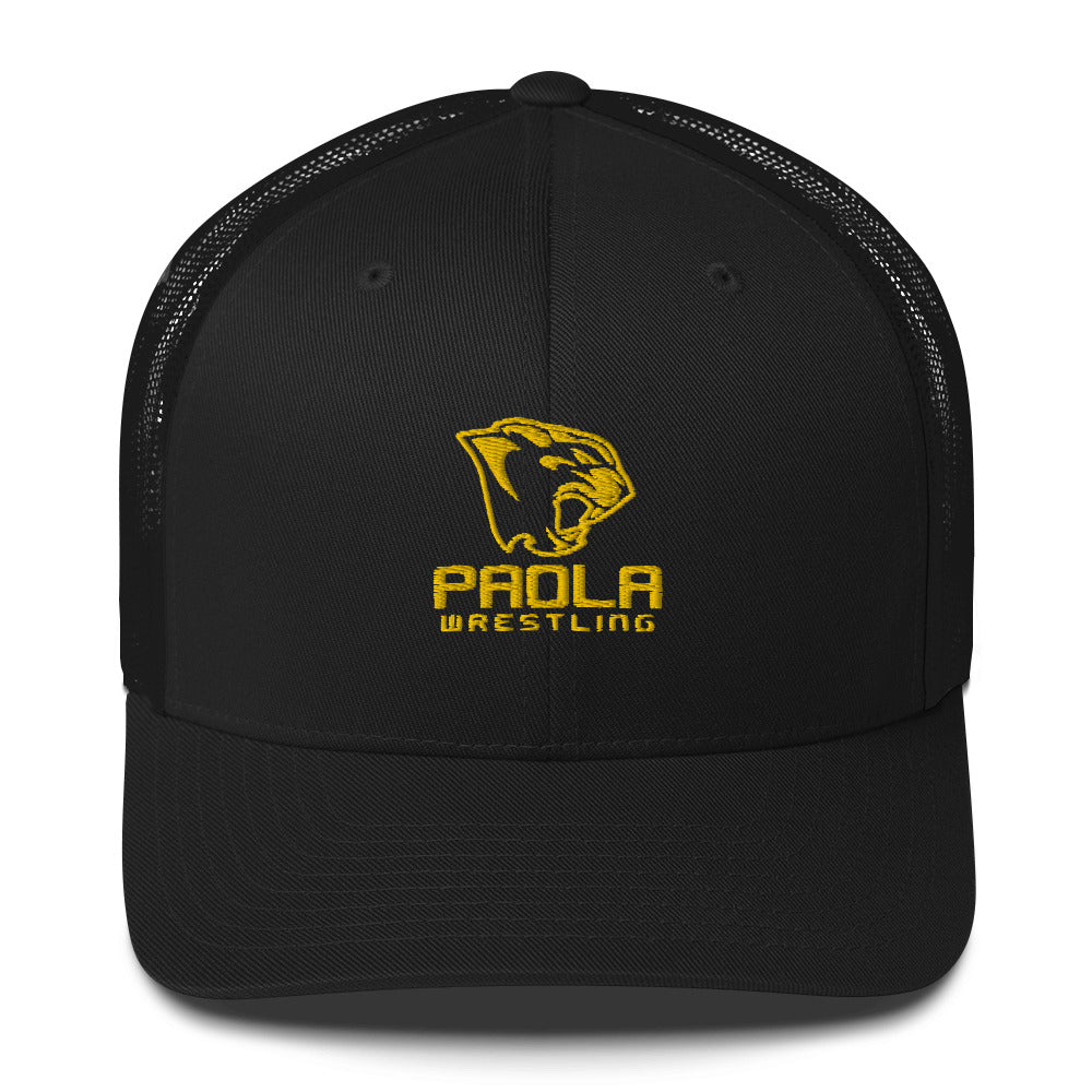 Paola Wrestling Retro Trucker Hat