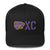 Blue Springs Cross Country Retro Trucker Hat