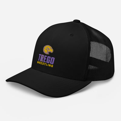 Trego Community High School Wrestling Retro Trucker Hat