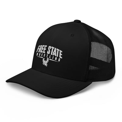 Lawrence Free State Wrestling Retro Trucker Hat