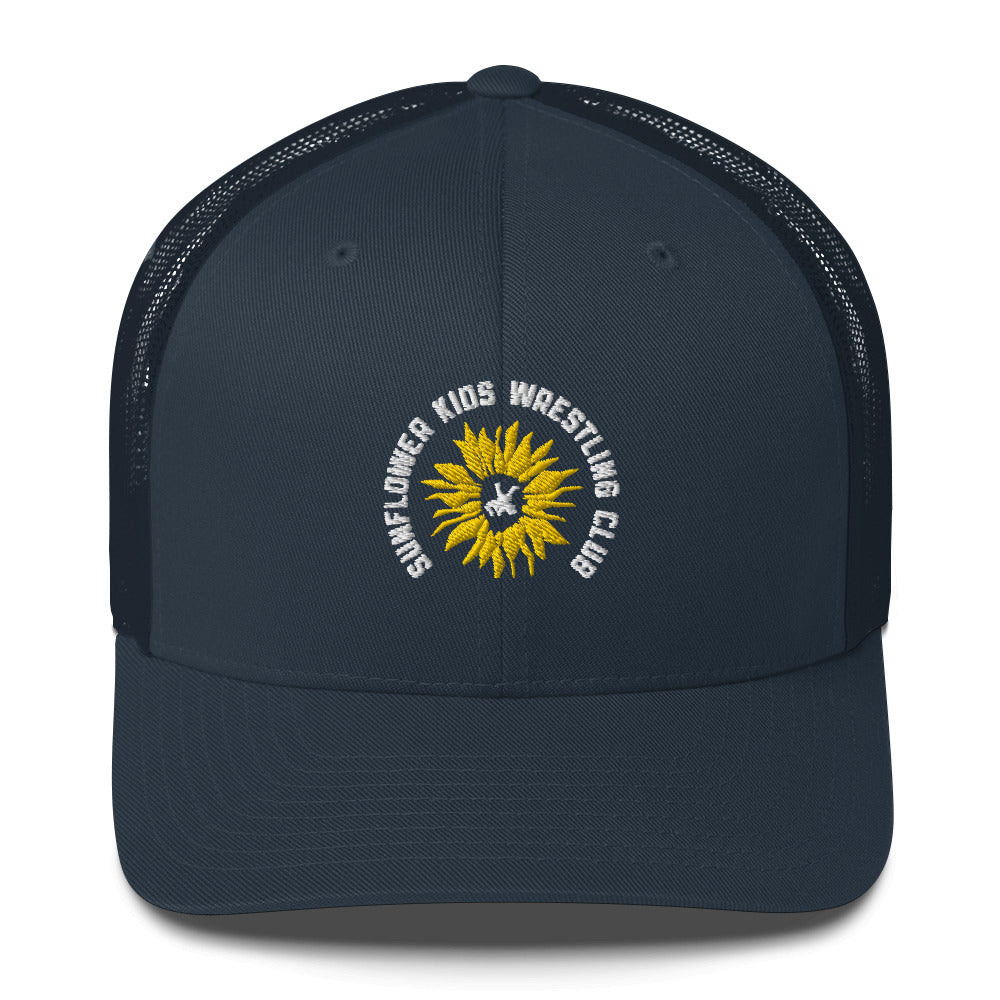 Sunflower Kids Wrestling Club Retro Trucker Hat