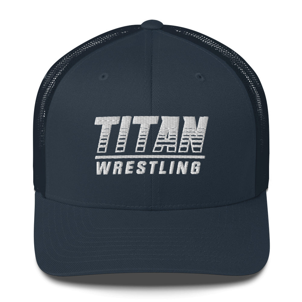 Lee's Summit West Wrestling Retro Trucker Hat