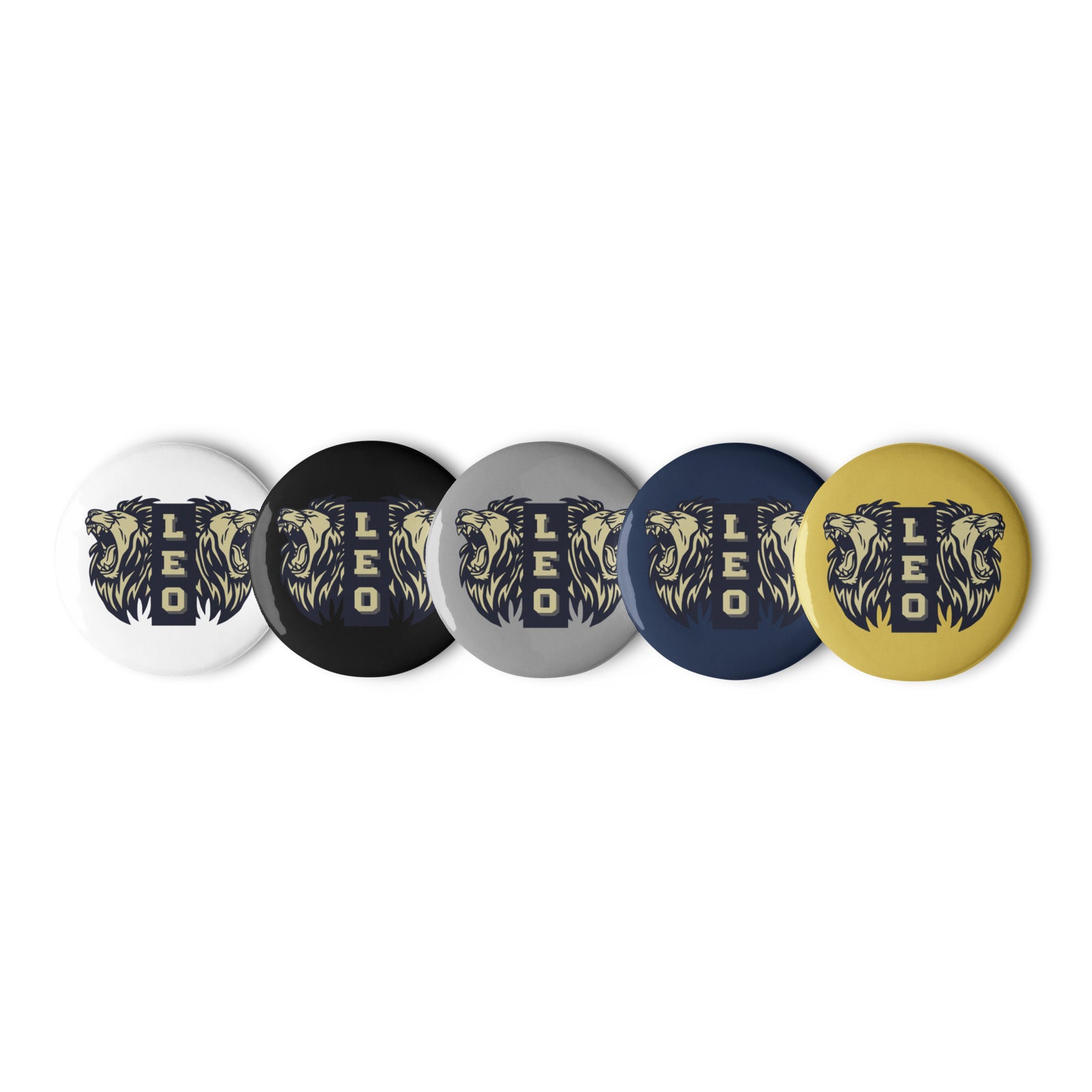 Tappan Zee HS LEO Club Set of pin buttons