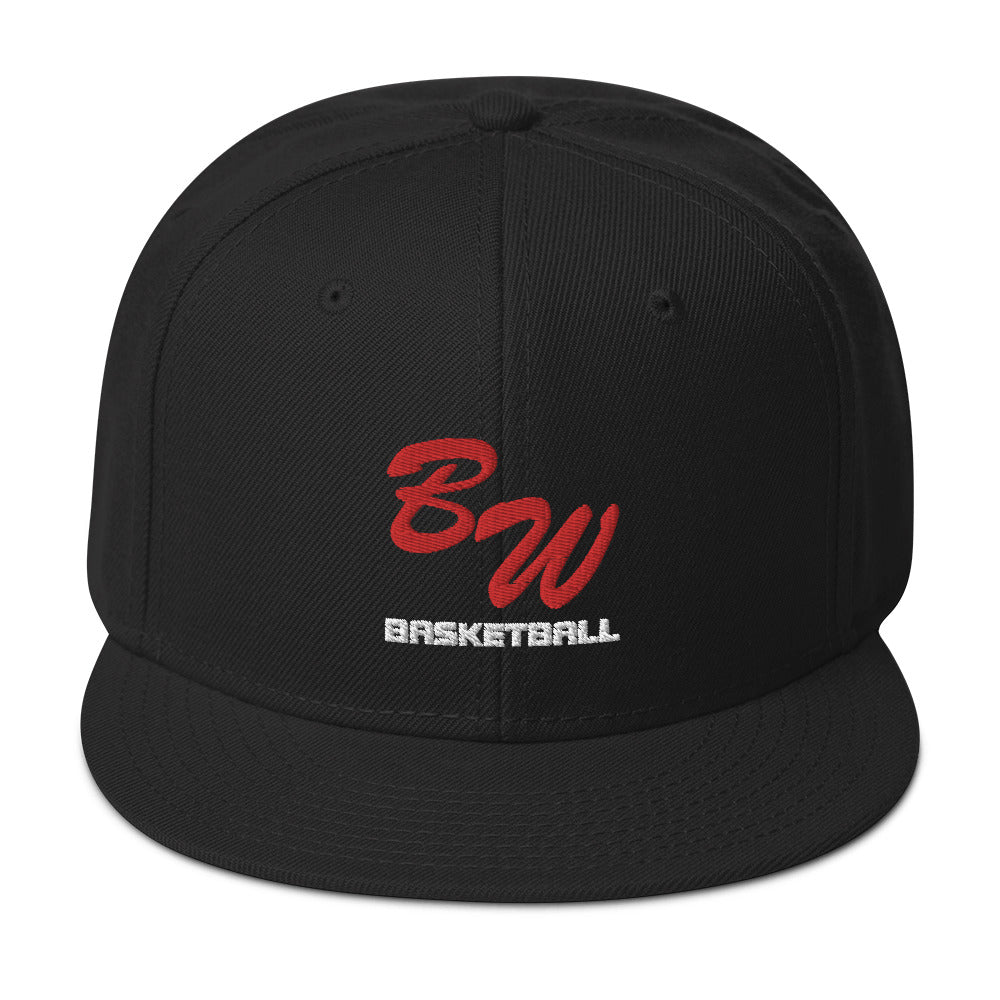 BW Basketball Snapback Hat