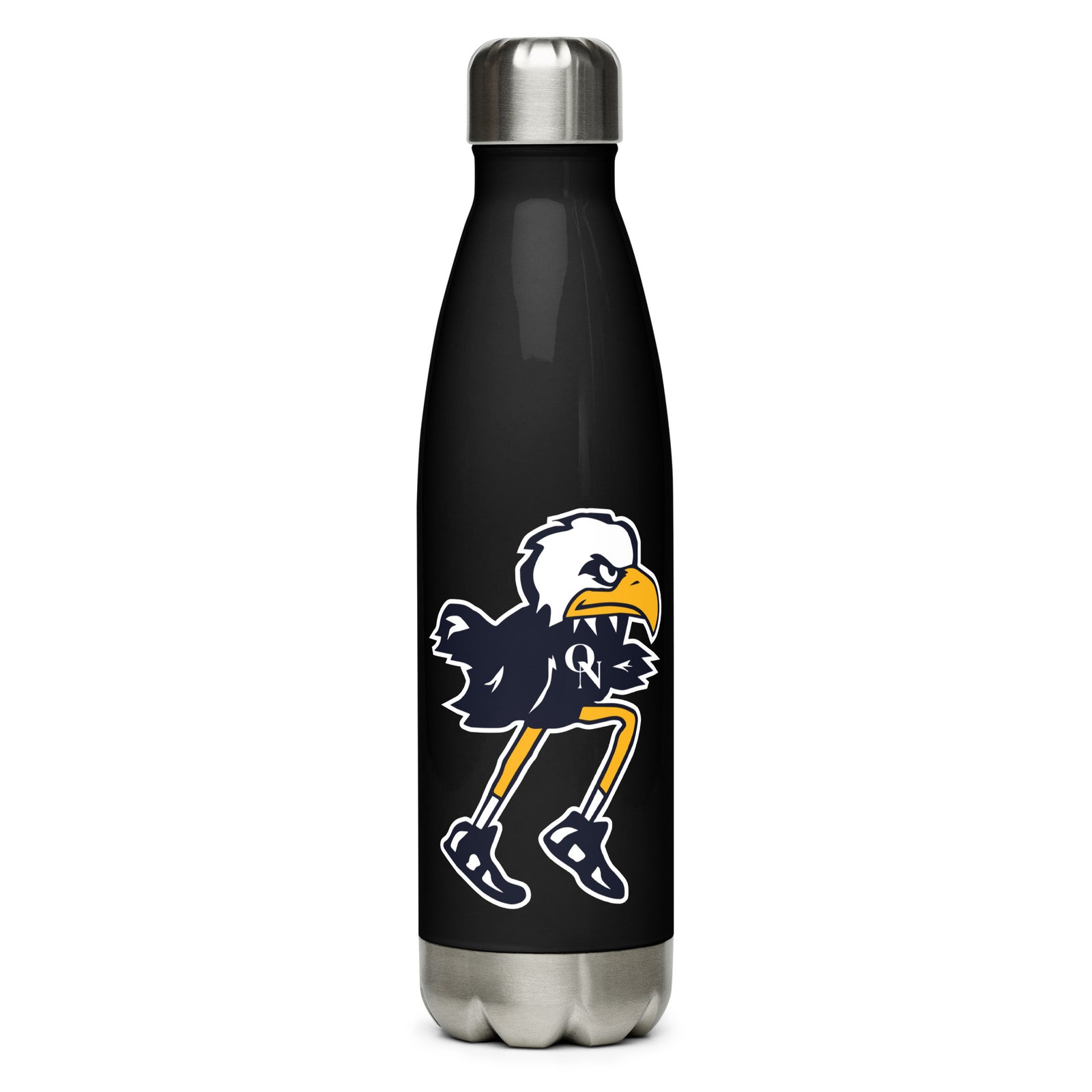 Olathe North Track & Field Mascot Stainless steel water bottle