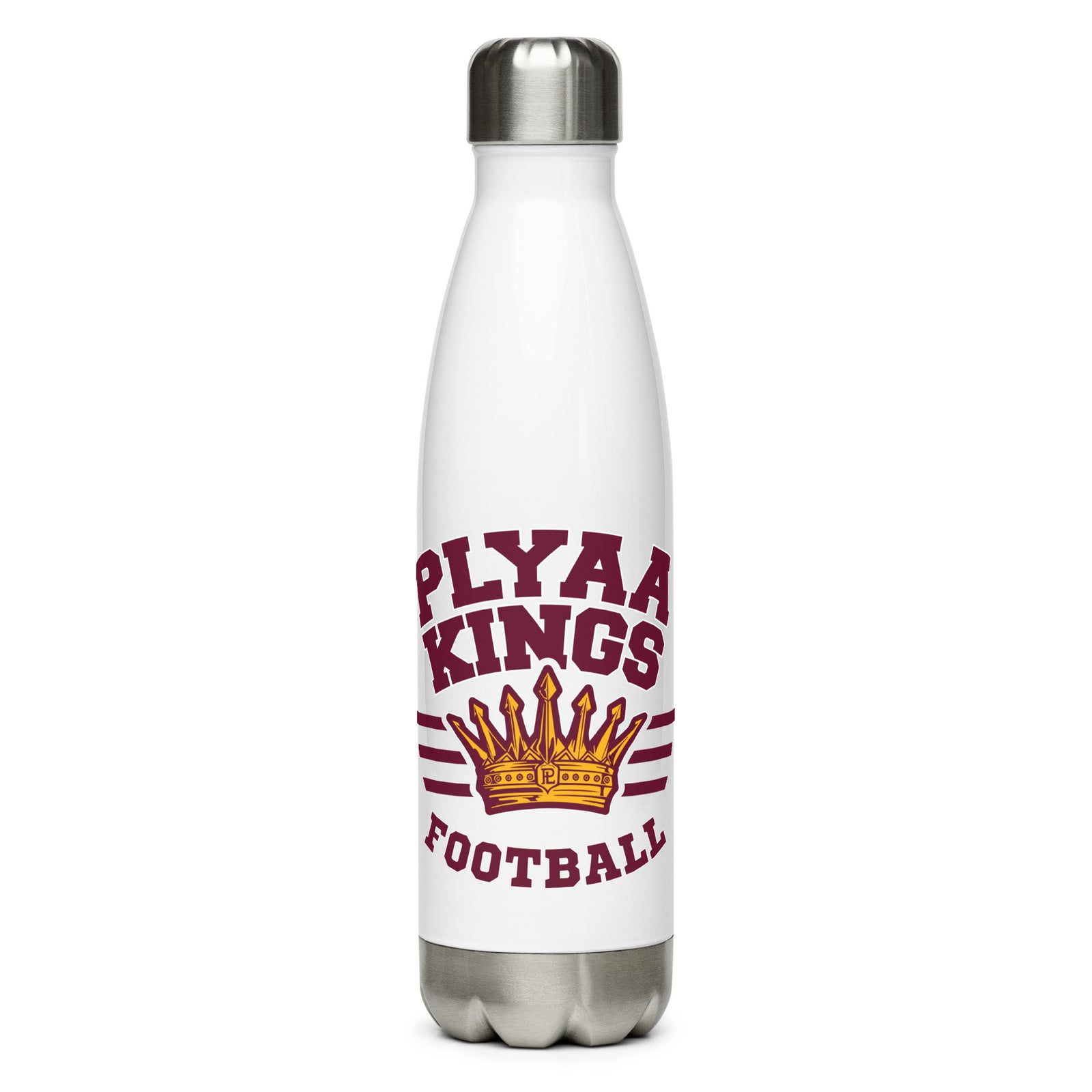 PLYAA Kings Football Stainless steel water bottle