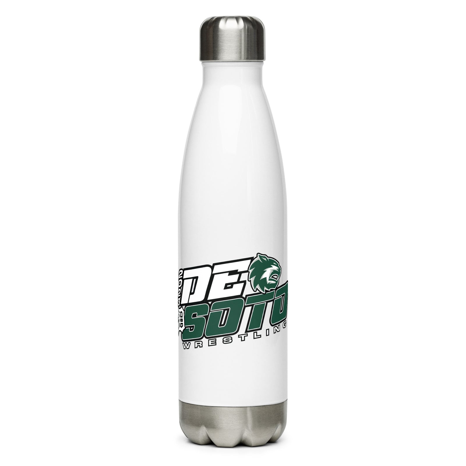De Soto High School Wrestling Stainless Steel Water Bottle