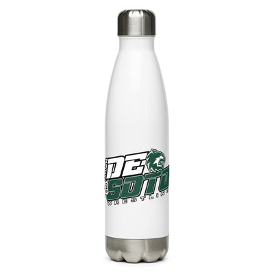 De Soto High School Wrestling Stainless Steel Water Bottle