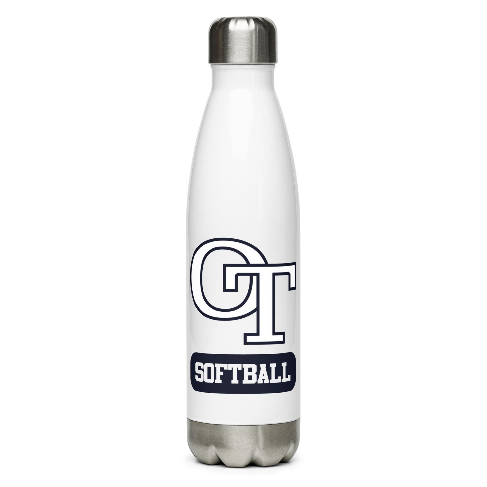 OT Baseball and Softball League - Softball Stainless Steel Water Bottle