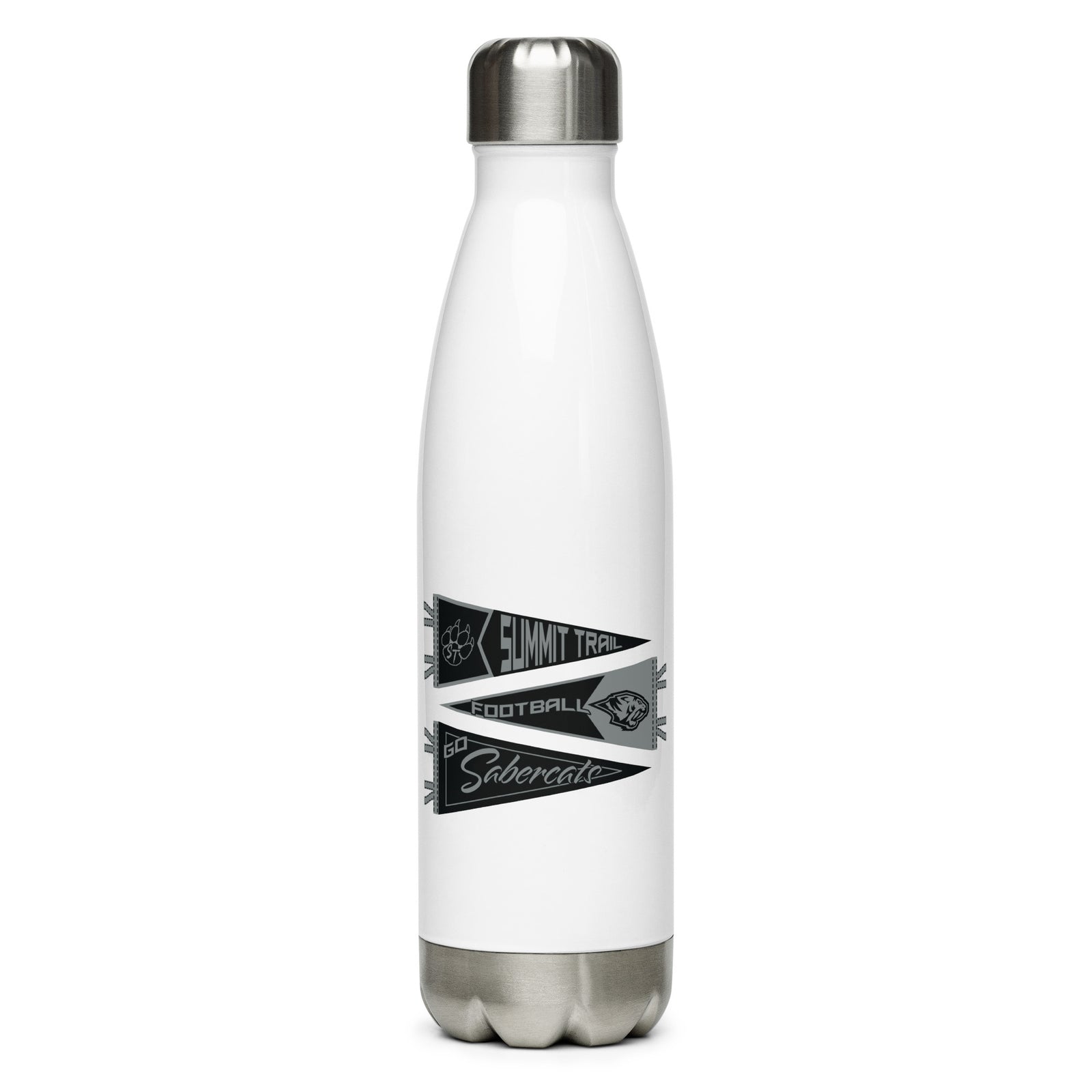 Summit Trail Middle School Football Stainless Steel Water Bottle