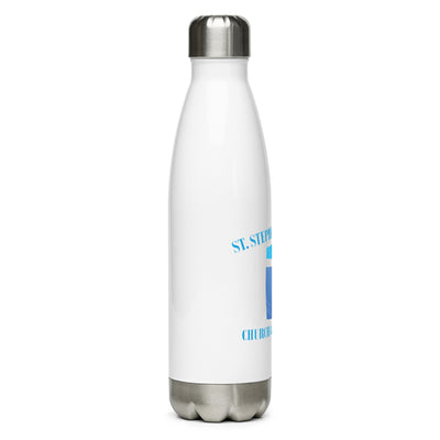 St. Stephen Lutheran Church Full Logo Stainless Steel Water Bottle