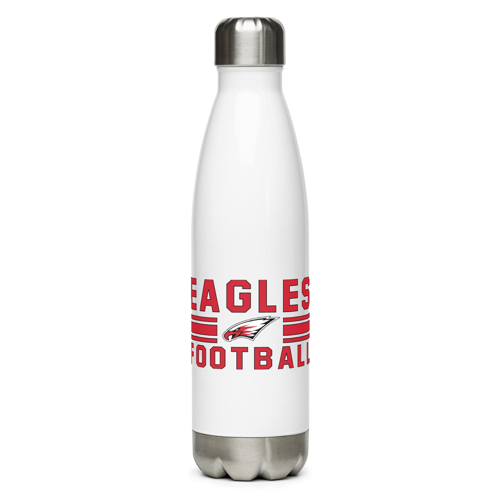 Maize High School Football Stainless Steel Water Bottle