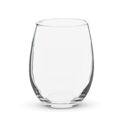 St. Stephen Lutheran Church Full Logo Stemless Wine Glass