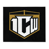 1CW Pro Wrestling New Logo Throw Blanket 50 x 60