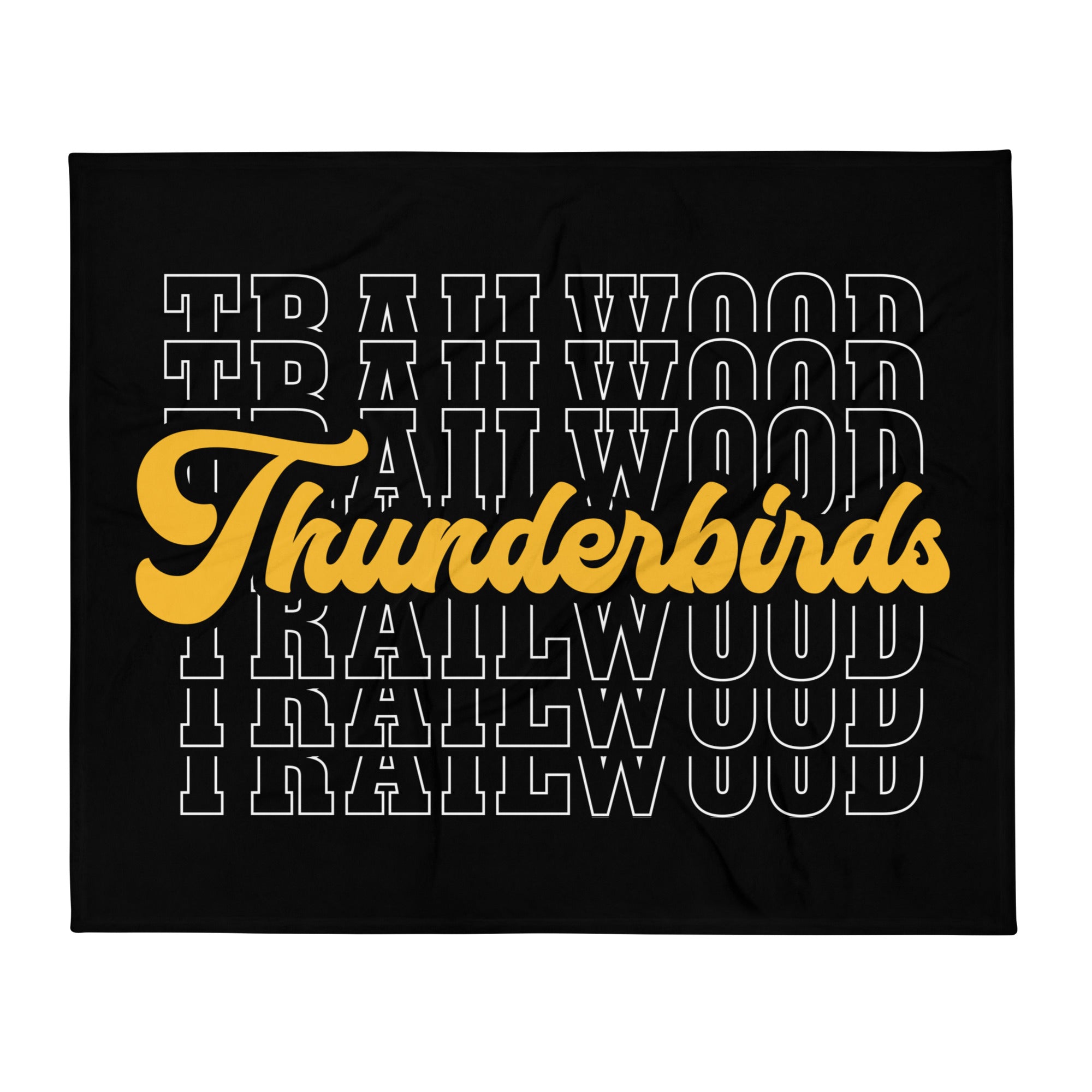 Trailwood Thunderbirds Throw Blanket 50 x 60