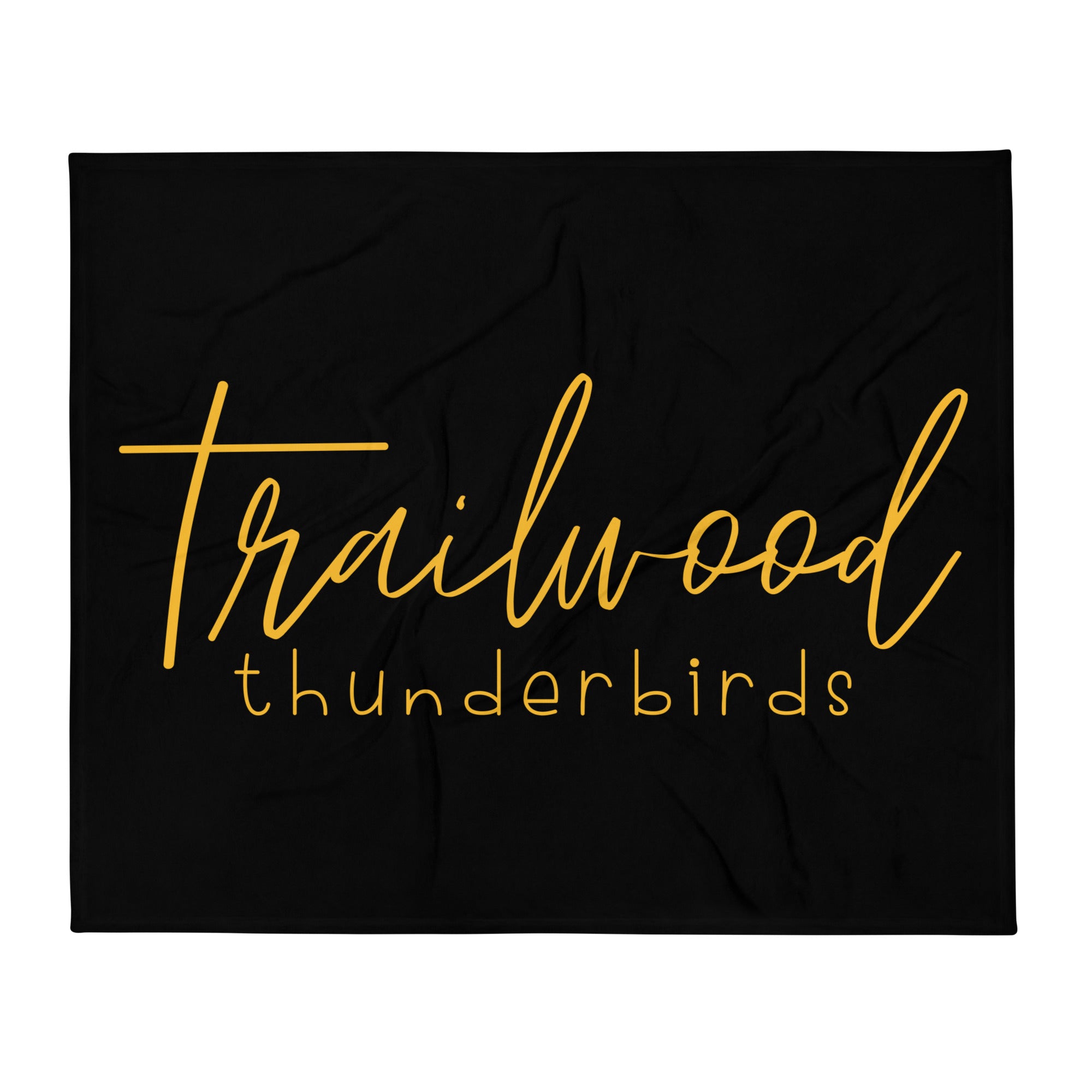 Trailwood Cursive Throw Blanket 50 x 60