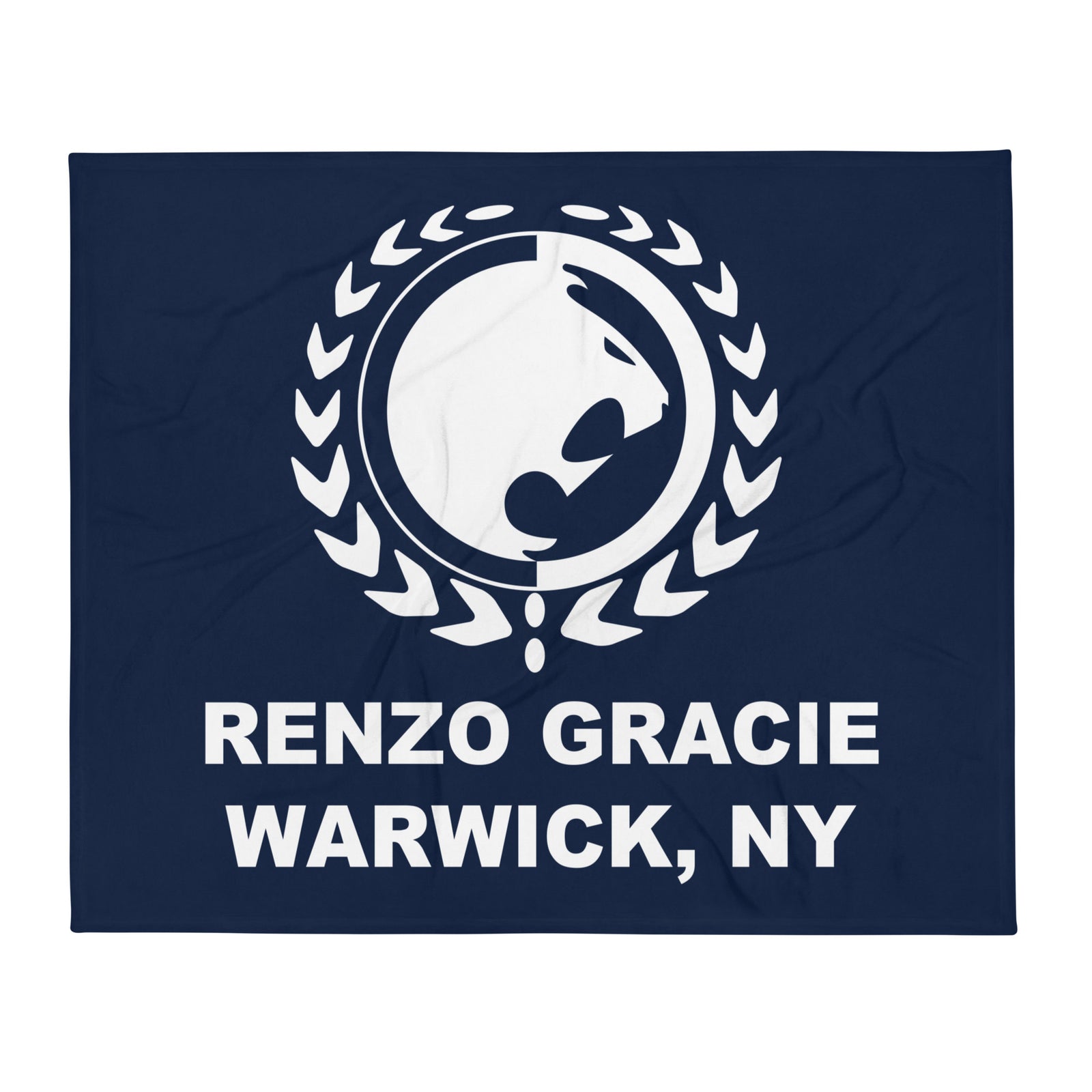 Renzo Gracie Jiu-Jitsu  Throw Blanket 50 x 60