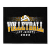 Fredonia Jr/Sr High School Vollleyball Throw Blanket 50 x 60