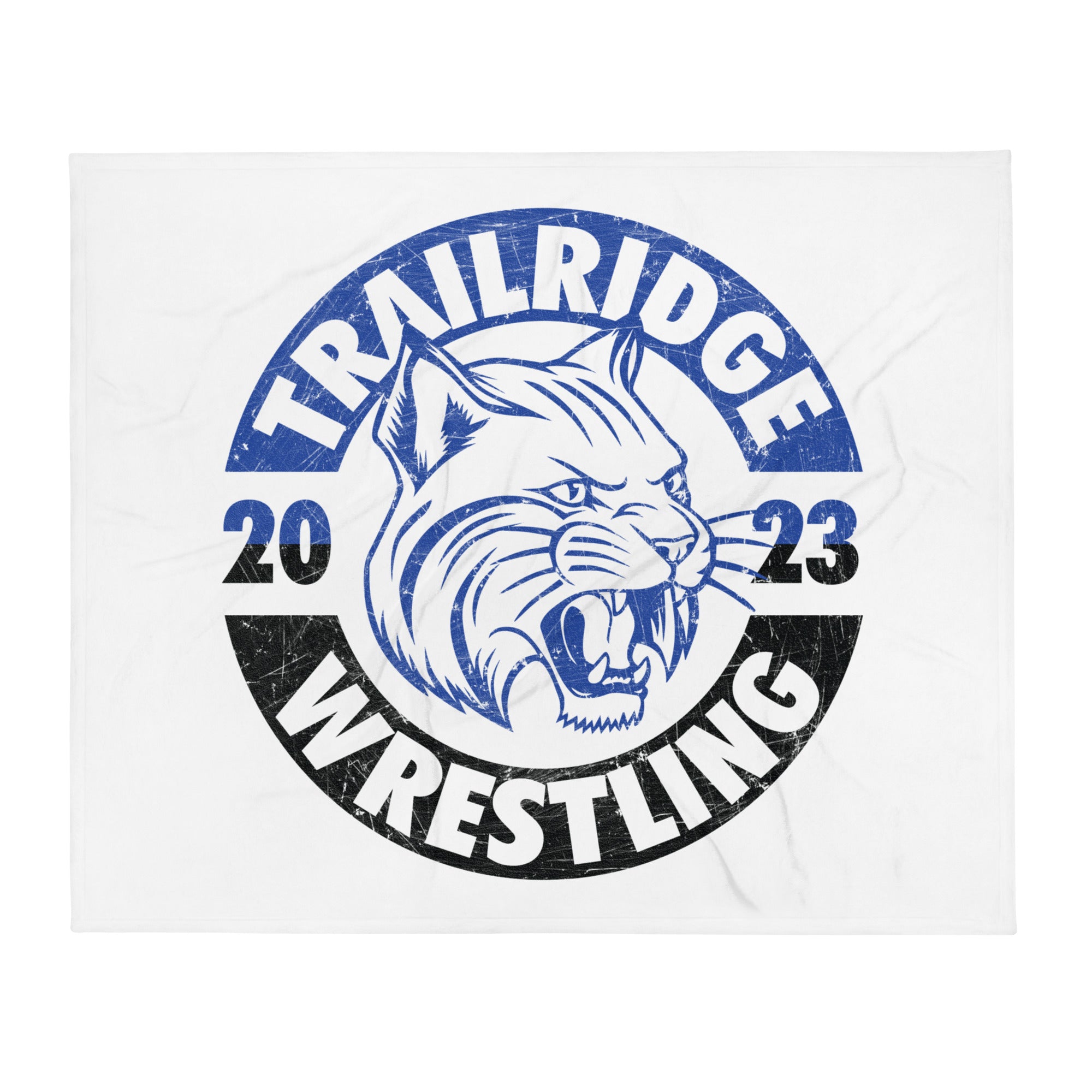 Trailridge Wrestling Throw Blanket 50 x 60