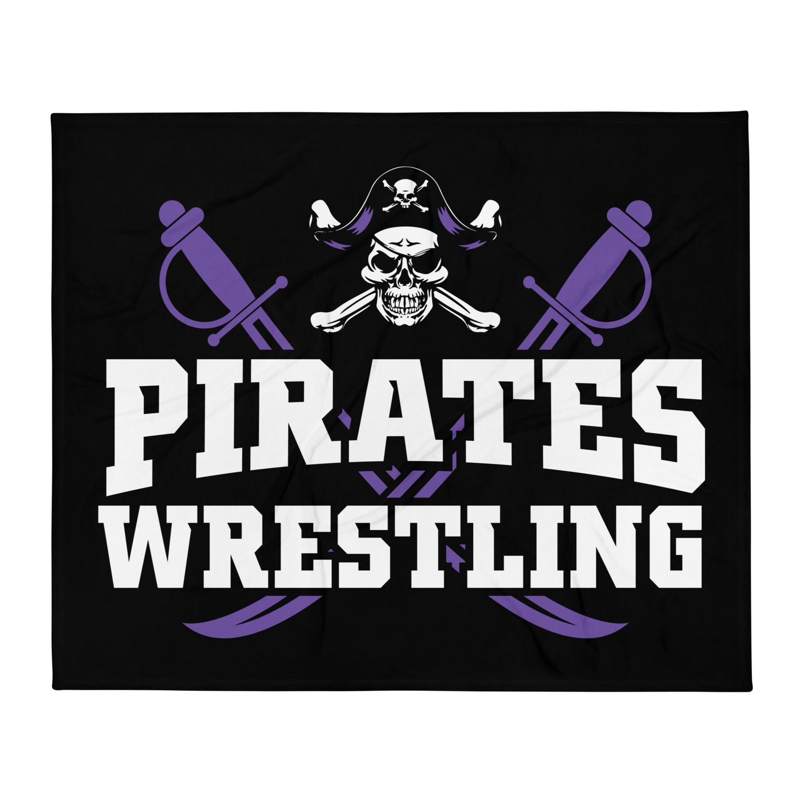 Piper Wrestling Club Throw Blanket 50 x 60