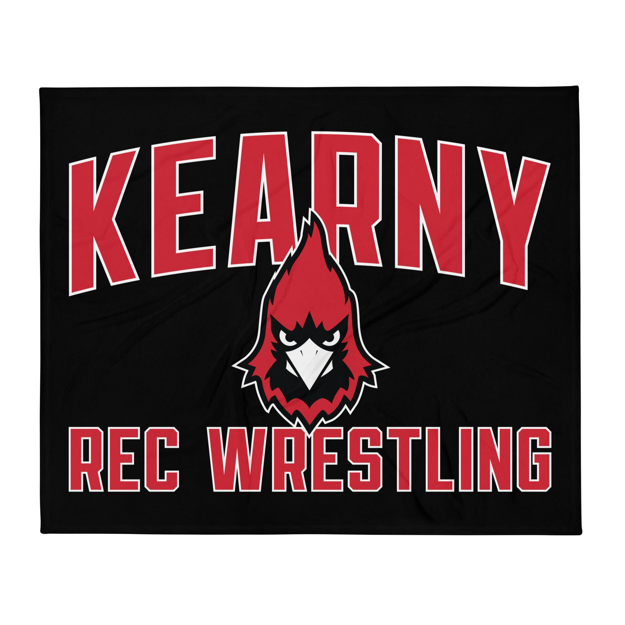 Kearny Rec Wrestling Throw Blanket 50 x 60