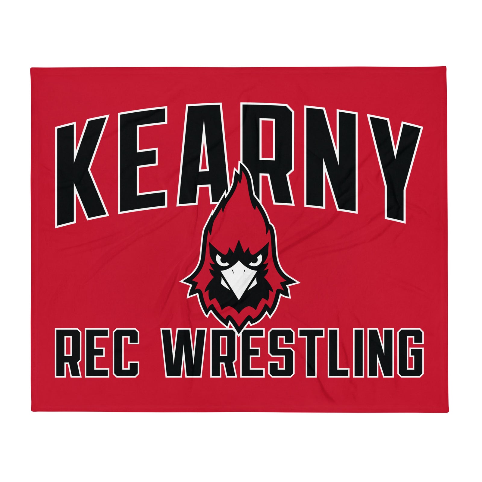 Kearny Rec Wrestling Throw Blanket 50 x 60