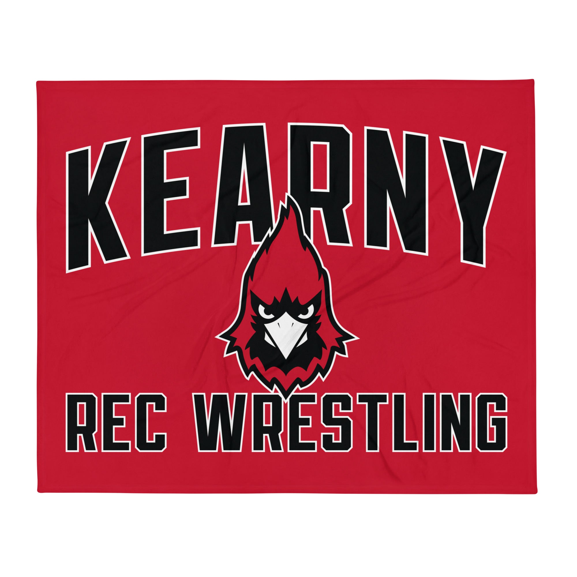 Kearny Rec Wrestling Throw Blanket 50 x 60