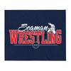 Topeka Seaman Wrestling Throw Blanket 50 x 60