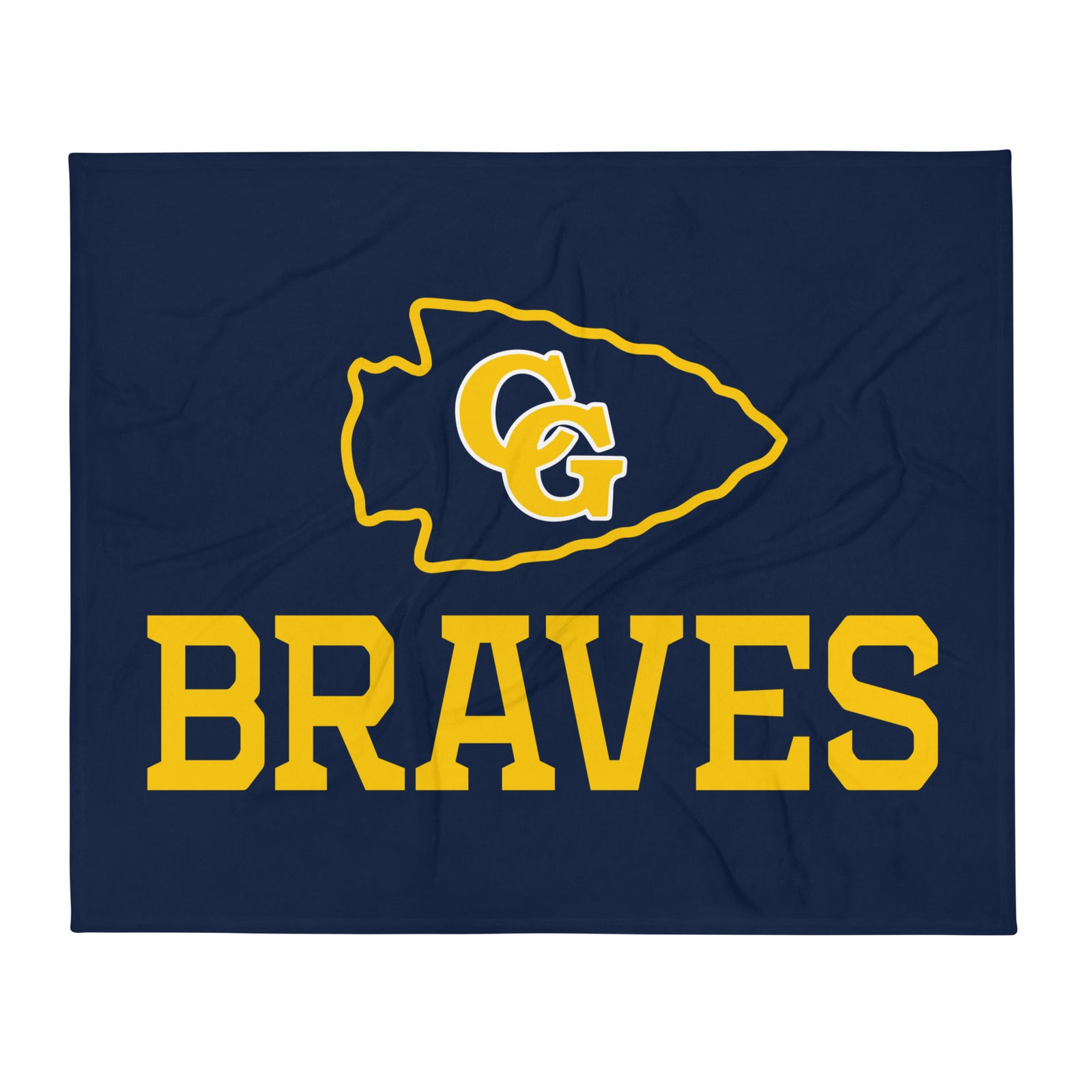 Council Grove Wrestling Throw Blanket 50 x 60