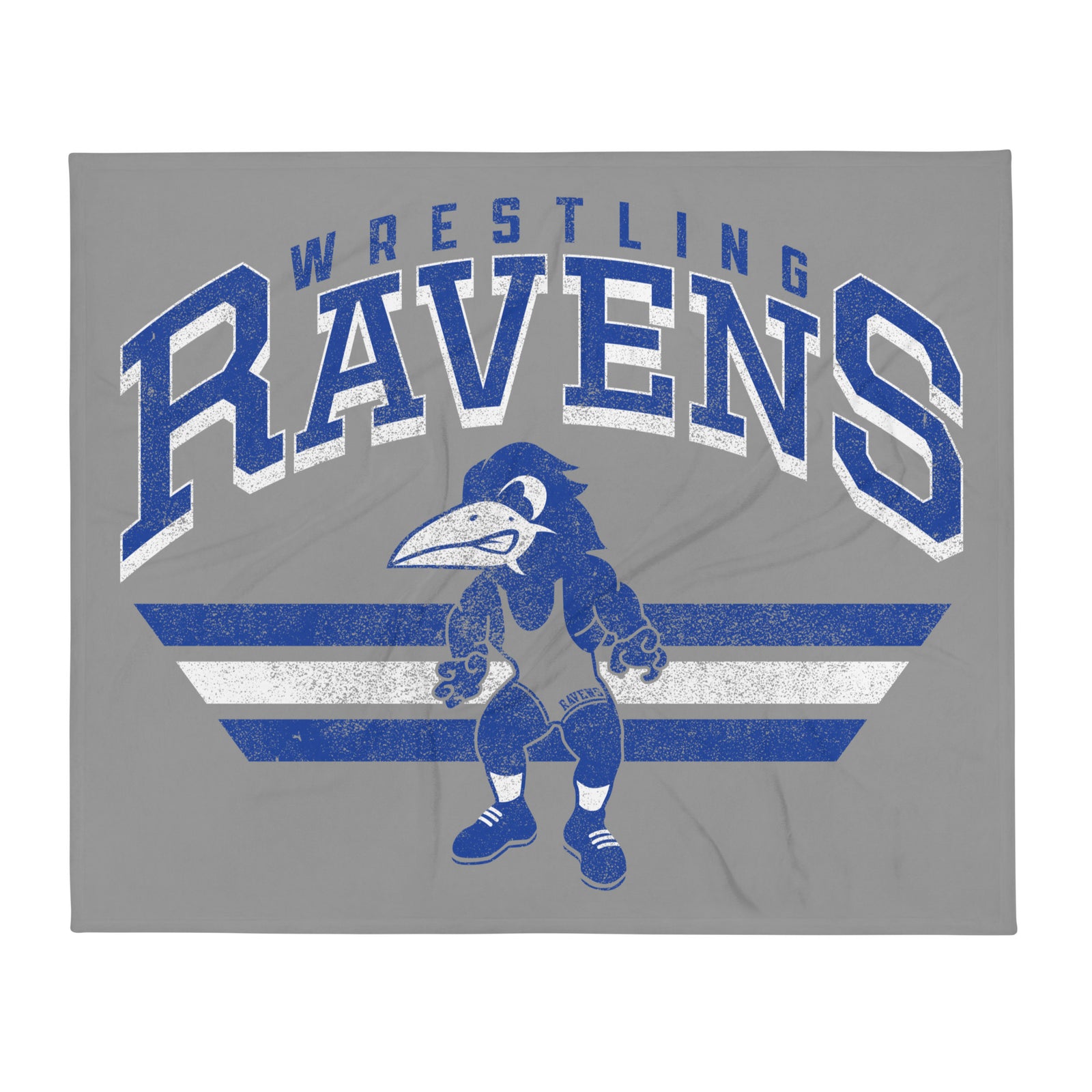 Olathe Northwest Wrestling Ravens Throw Blanket