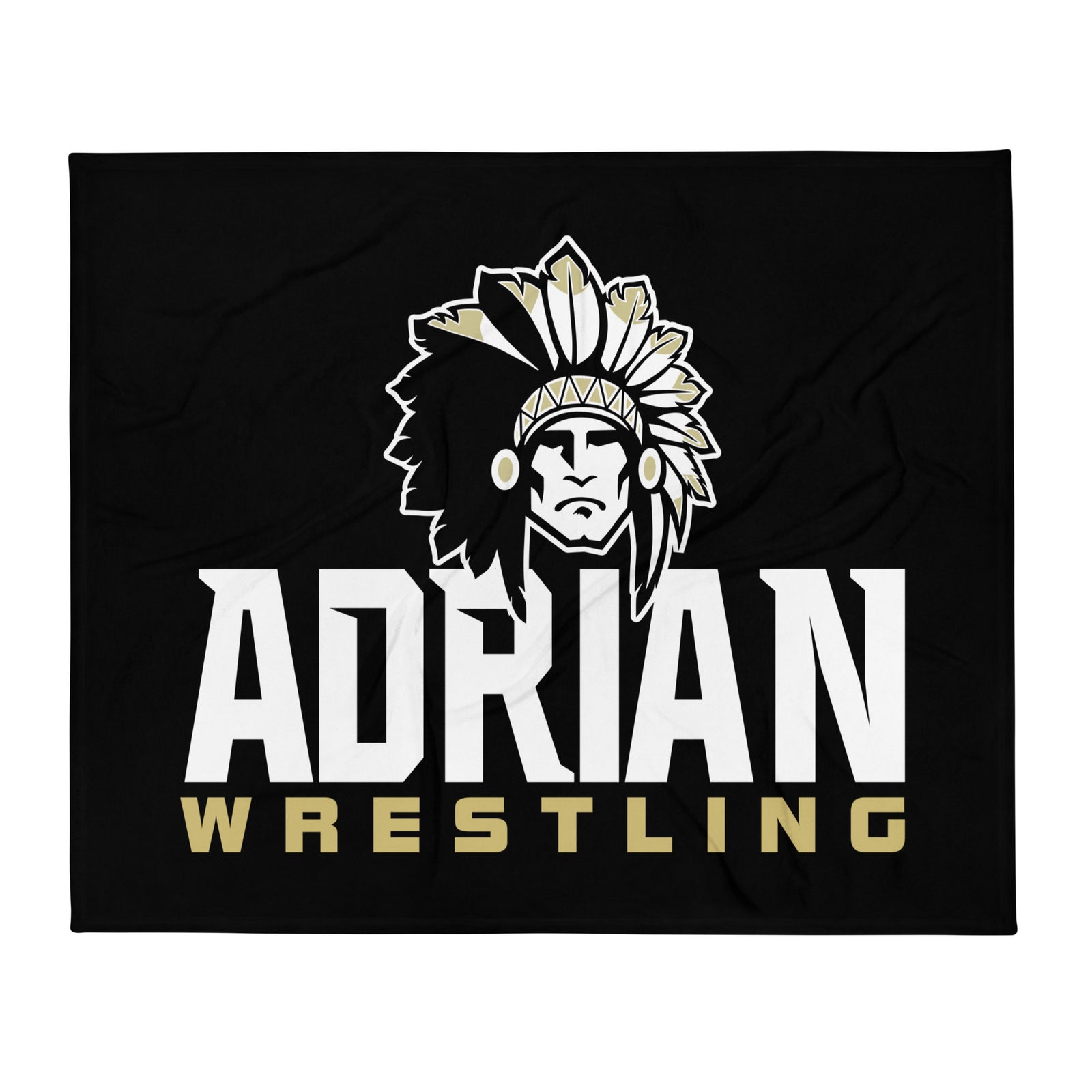 Adrian Wrestling  Throw Blanket