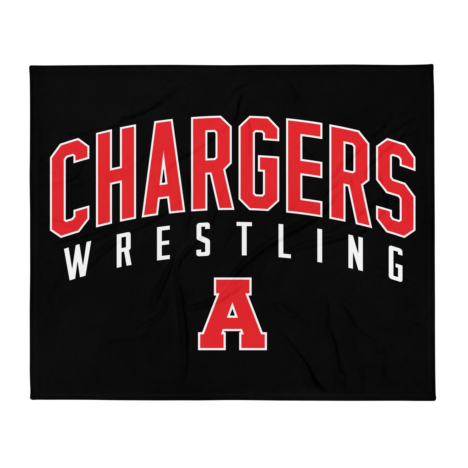 Albuquerque Academy Wrestling Throw Blanket 50 x 60