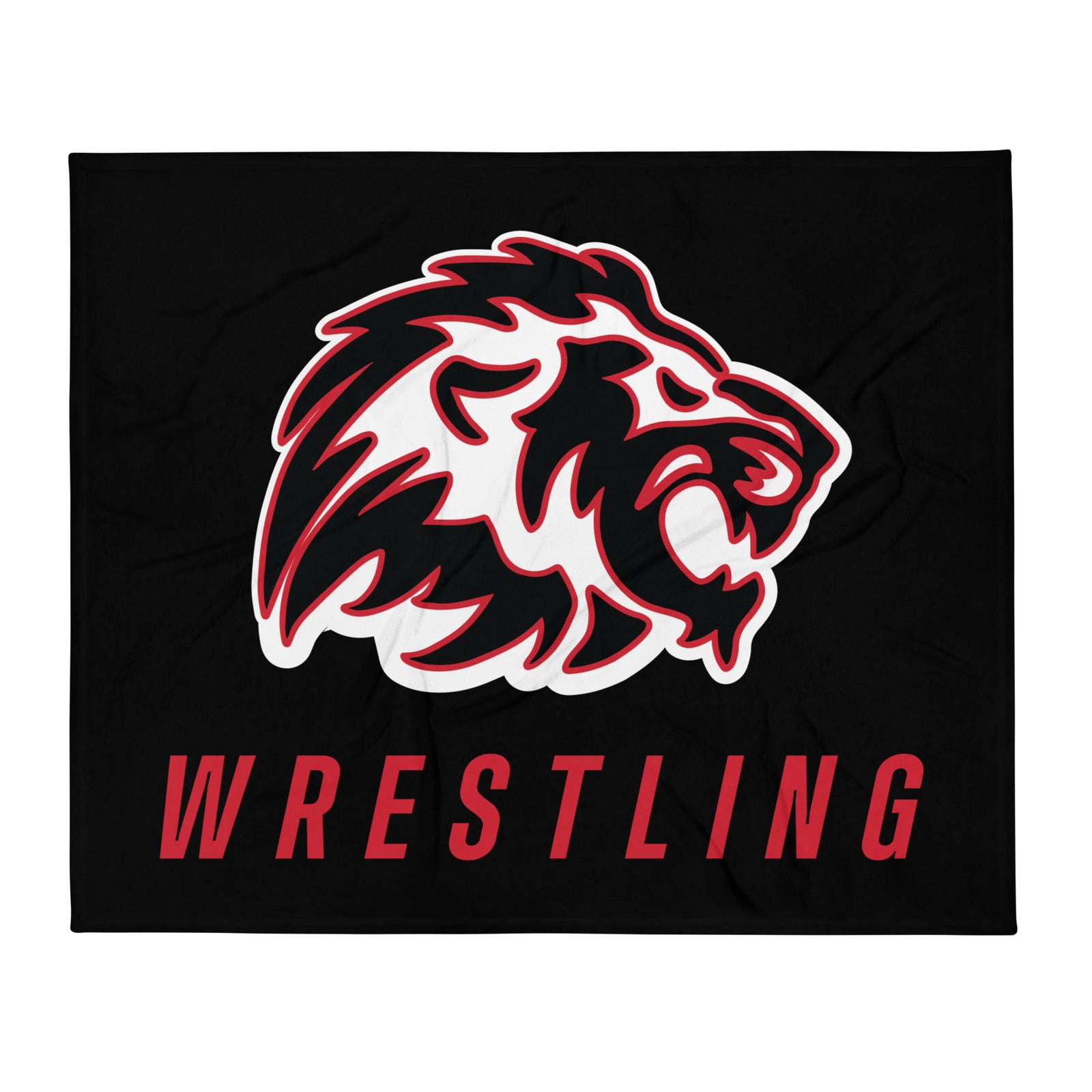 Lansing Wrestling  Throw Blanket 50 x 60