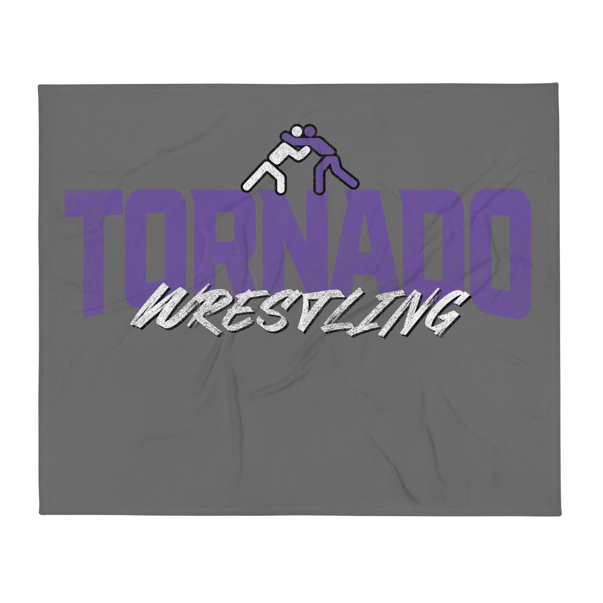 Susan B. Anthony Middle School Wrestling Throw Blanket 50 x 60