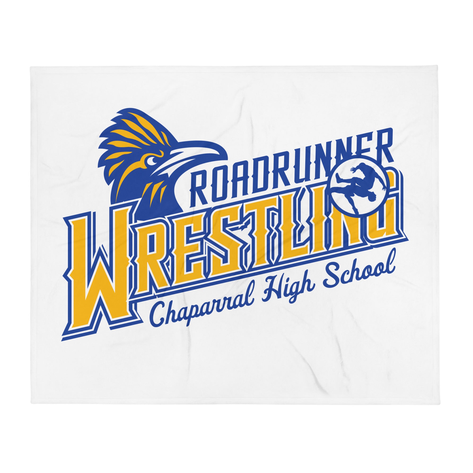Chaparral High School Wrestling Throw Blanket 50 x 60