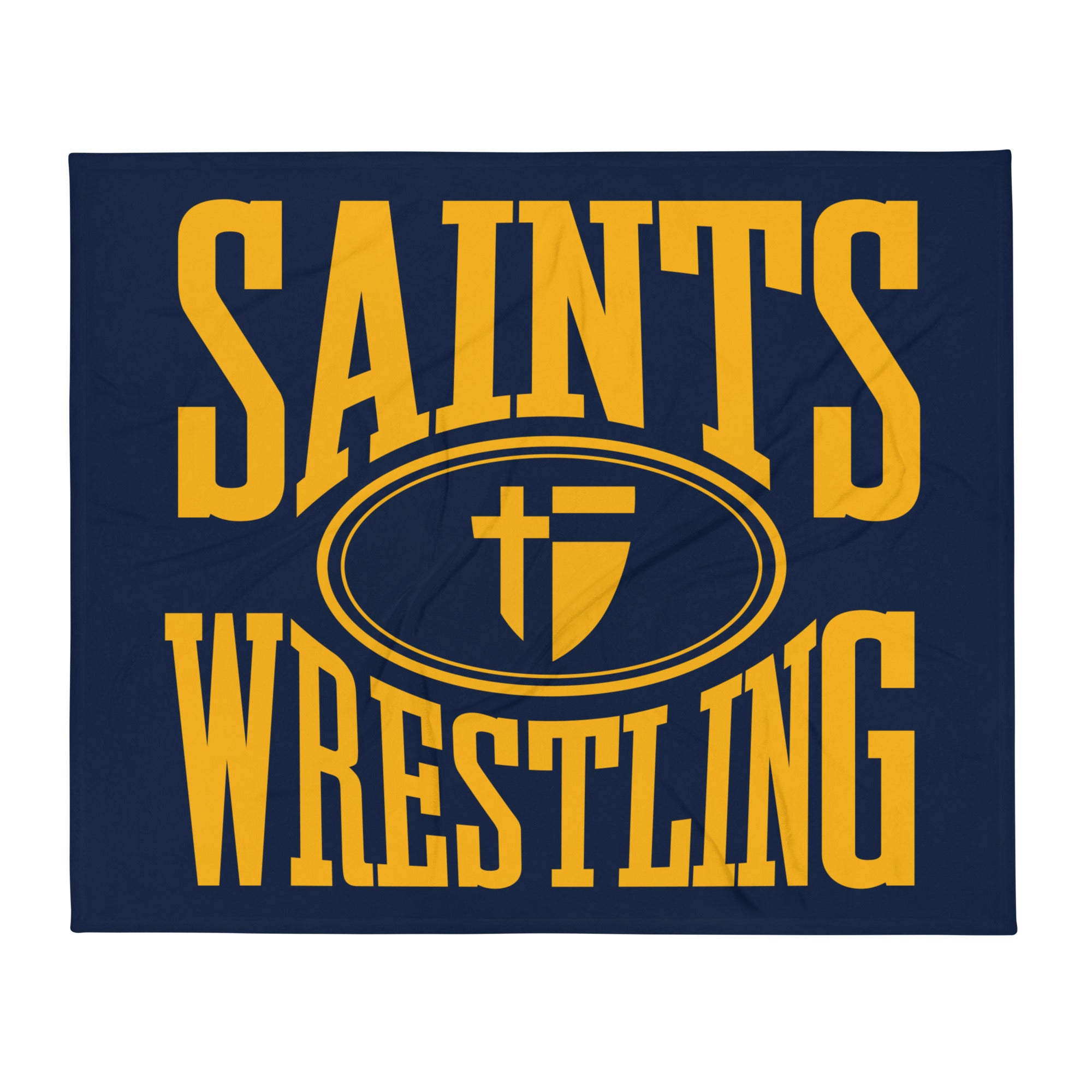 Saint Thomas Aquinas Wrestling Throw Blanket 50 x 60