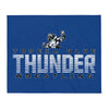 Topeka Blue Thunder Wrestling Throw Blanket