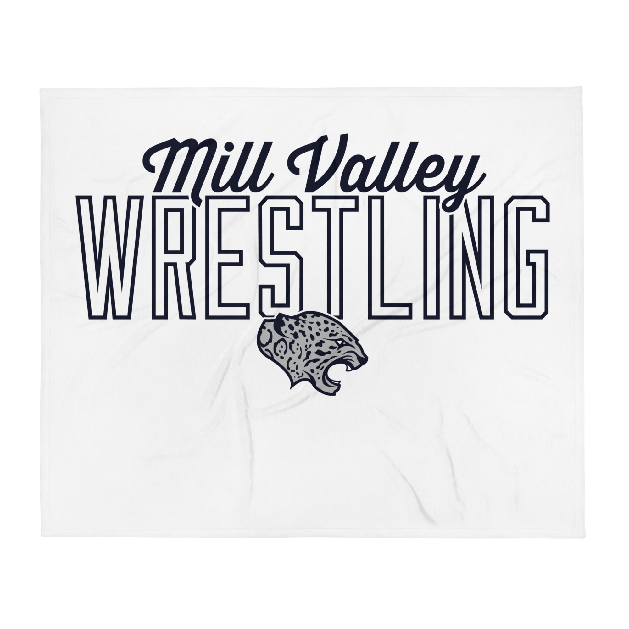 Mill Valley Wrestling Club Throw Blanket 50 x 60