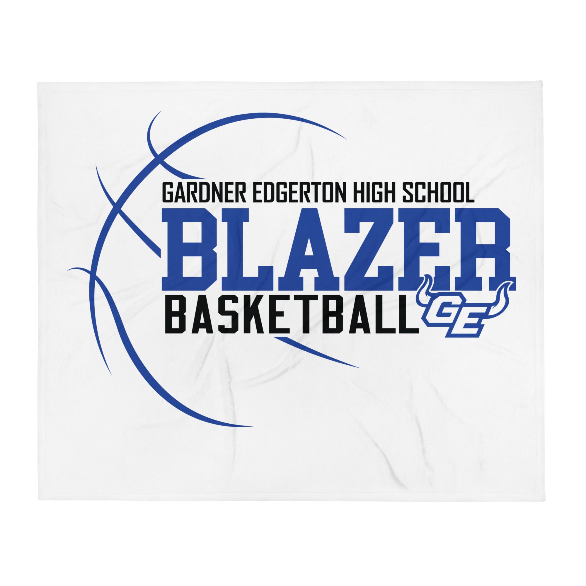 Gardner Edgerton Basketball Throw Blanket 50 x 60