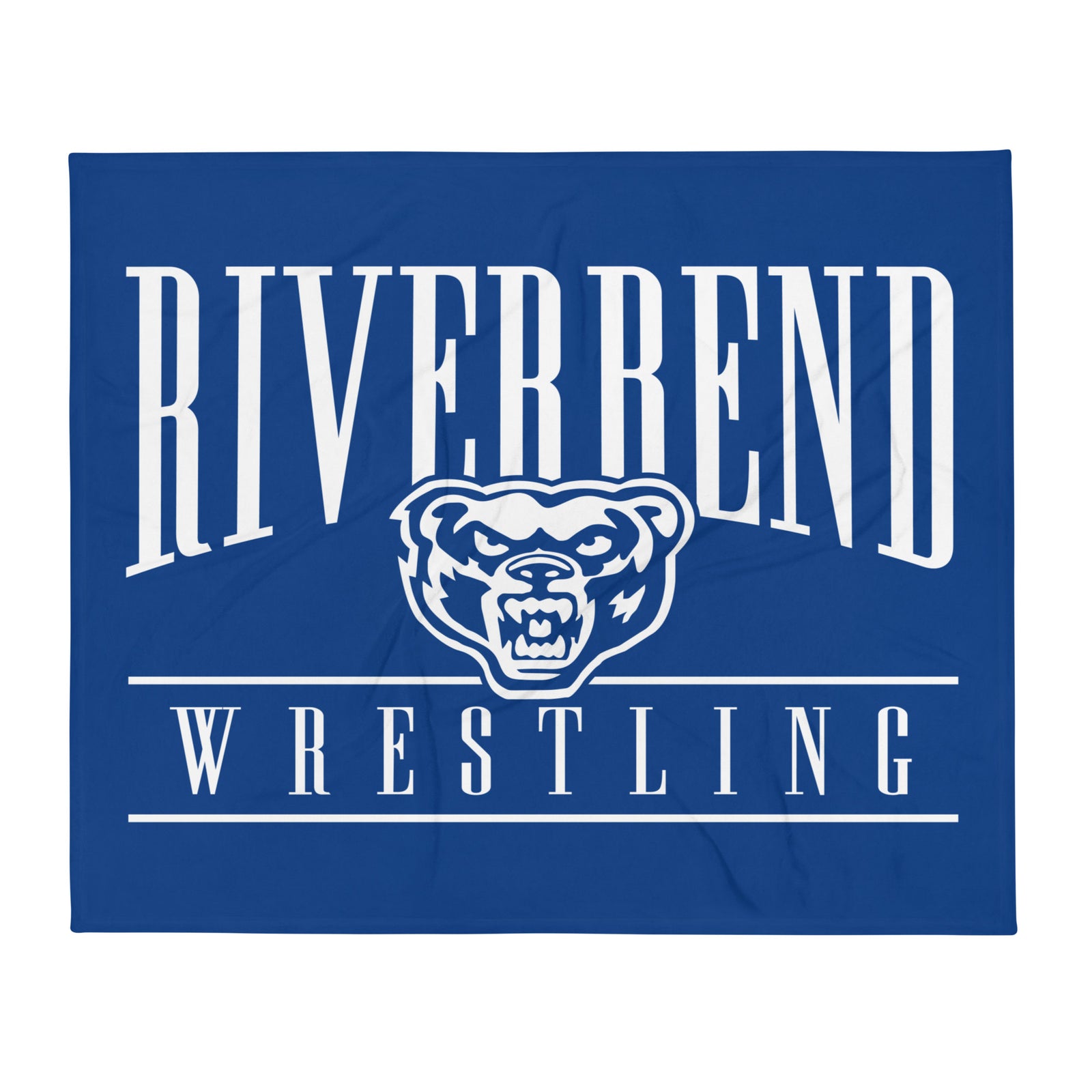 Riverbend Wrestling Throw Blanket