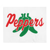 Peppers Softball Throw Blanket