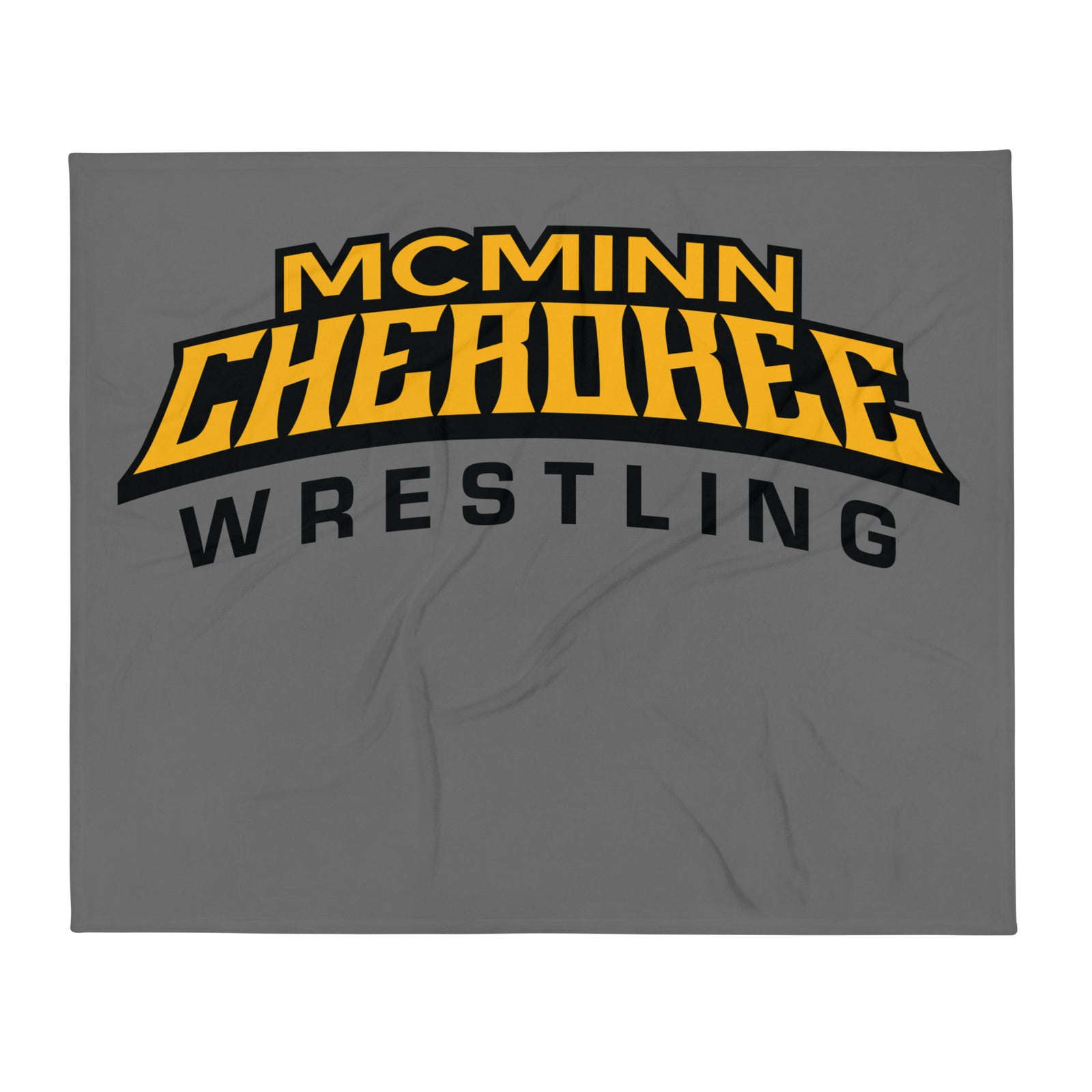 McMinn Cherokees Wrestling Throw Blanket 50 x 60