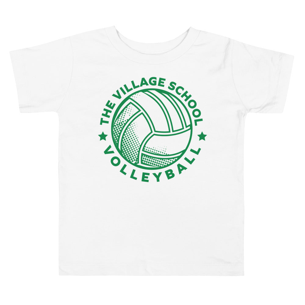 The Village School Volleyball Toddler Short Sleeve Tee
